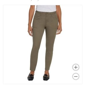NWT Banana Republic Women's High Rise Twill Pant Green